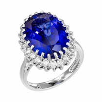 Кольцо «Поражая уникальной синевой»