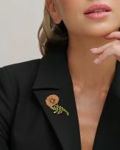 Брошь «Пробуждение мака»