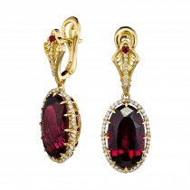 Серьги «Напоенный силой огня»