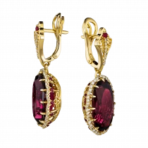 Серьги «Напоенный силой огня»