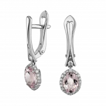 Серьги «Розовый блеск» Серьги «Розовый блеск»