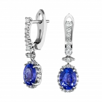 Серьги «Тональность небес» Серьги «Тональность небес»