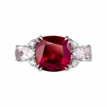 Кольцо «В сопровождении пламени»