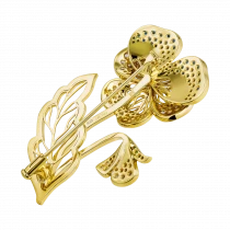 Брошь «Анютины глазки»