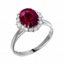 Кольцо с рубином «Максимальная близость»