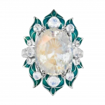 Кольцо «Сияние ледяного цветка»