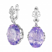 Серьги «В лавандовом плену»