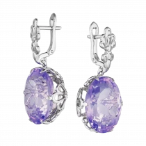 Серьги «В лавандовом плену»