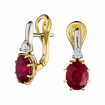 Серьги «Плененная стихия»