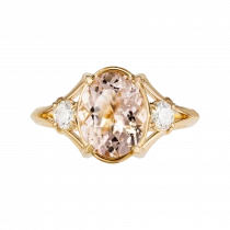 Кольцо «Розовый иней»