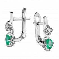 Серьги «Таежная камелия»