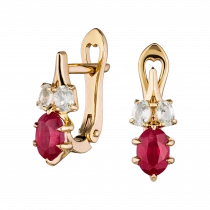 Серьги «В красках заката»