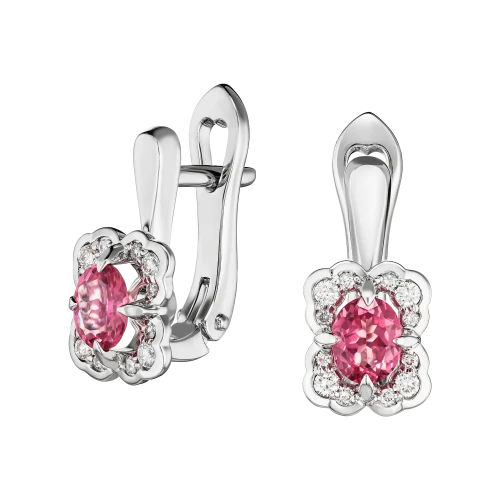 Серьги «Алая миниатюра»