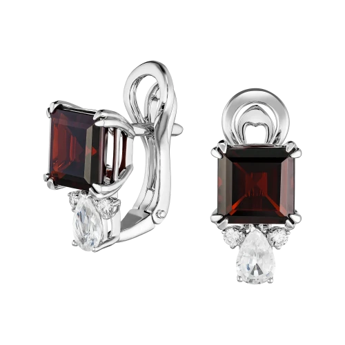 Серьги «Багряная исповедь»