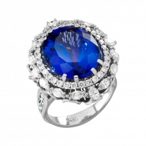 Кольцо «Мечтательная синева»