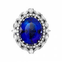 Кольцо «Мечтательная синева»
