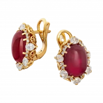 Серьги «Согревающий огонь»