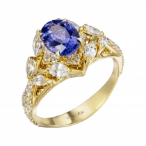 Кольцо «Синяя аура»