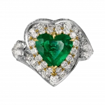 Кольцо «Сердце в сердце»