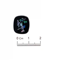 Мозайка миниатюра из цветных камней (1шт) 4,46 карат